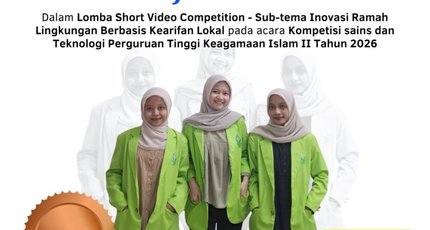 Mahasiswa Teknik Lingkungan UIN Walisongo Raih Juara 3 Lomba Short Video Competition Nasional